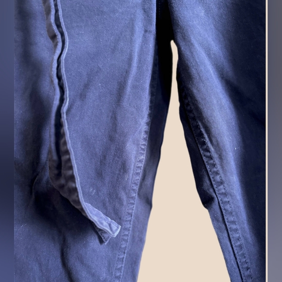 Michael Stars Kenya Wide Leg High Rise Navy Blue Pants - Picture 5 of 8